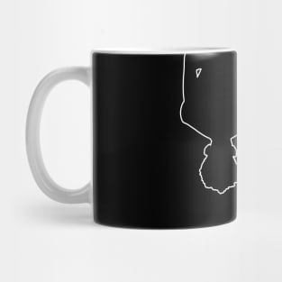 Miles & Gwen silhouette Mug